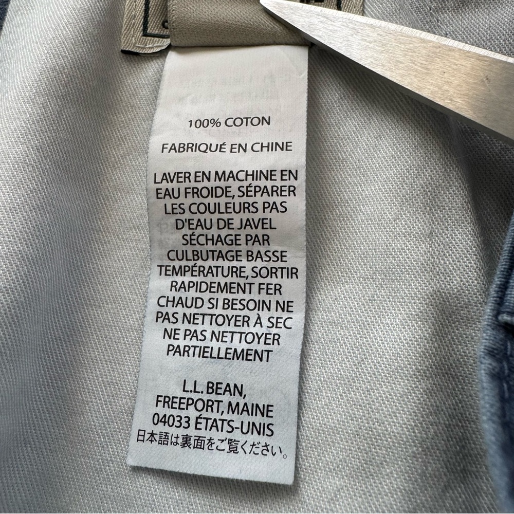 L.L. Bean Men’s Tropic-Weight Cargo Shorts‎ 10” Vintage Indigo Size 36 - Picture 6 of 15